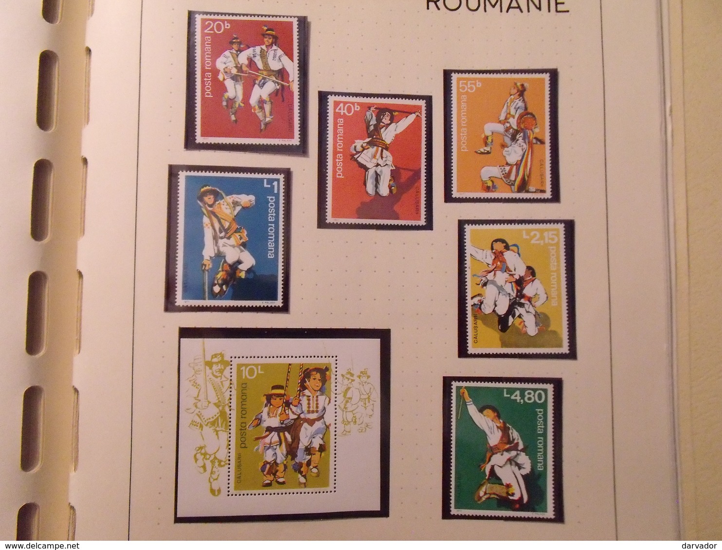 album FF  / Collection de timbres de ROUMANIE  tous neuf ** sans charnière MNH dont blocs  superbe