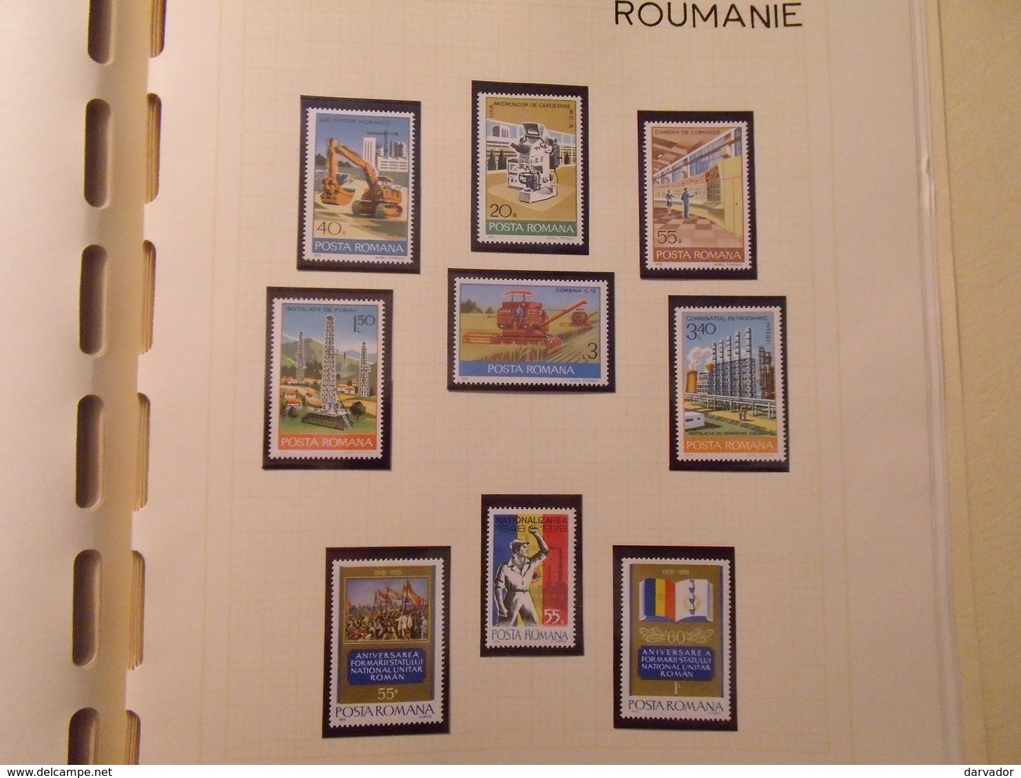 album FF  / Collection de timbres de ROUMANIE  tous neuf ** sans charnière MNH dont blocs  superbe