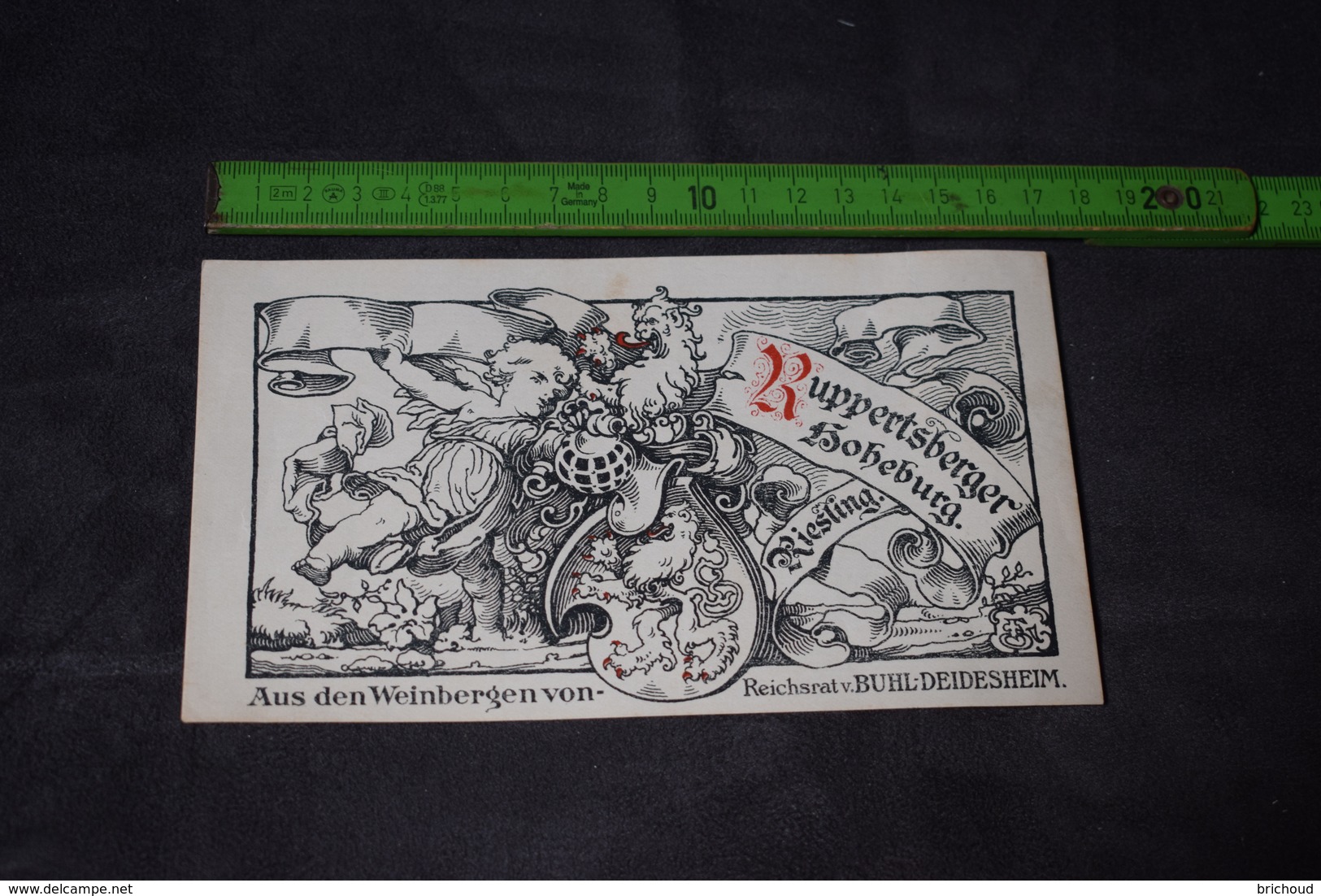 Kuppertsberger  Lion Amours Dessin Allemagne Germany - Riesling