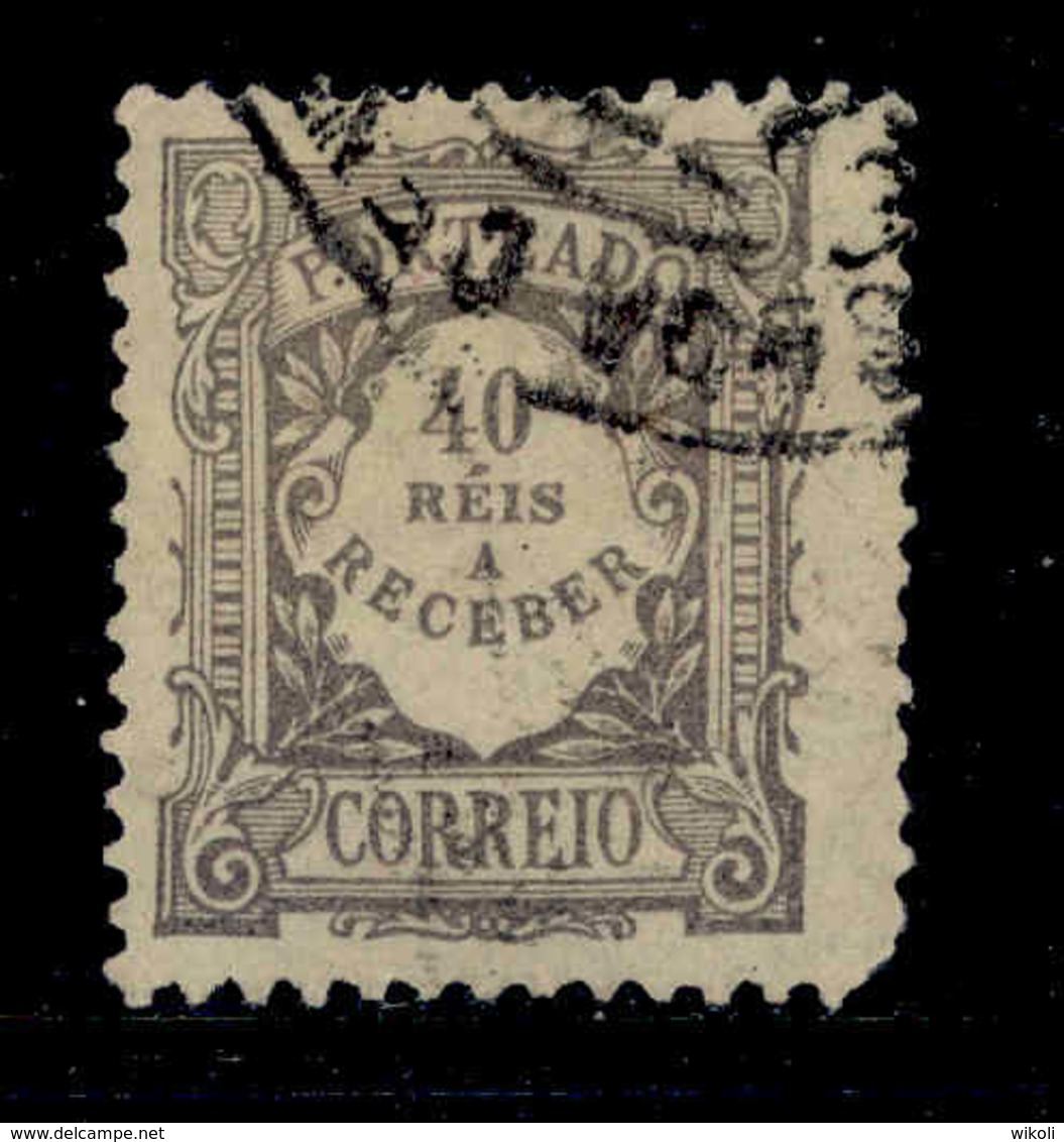 ! ! Portugal - 1904 Postage Due 40 R - Af. P 11 - Used - Oblitérés