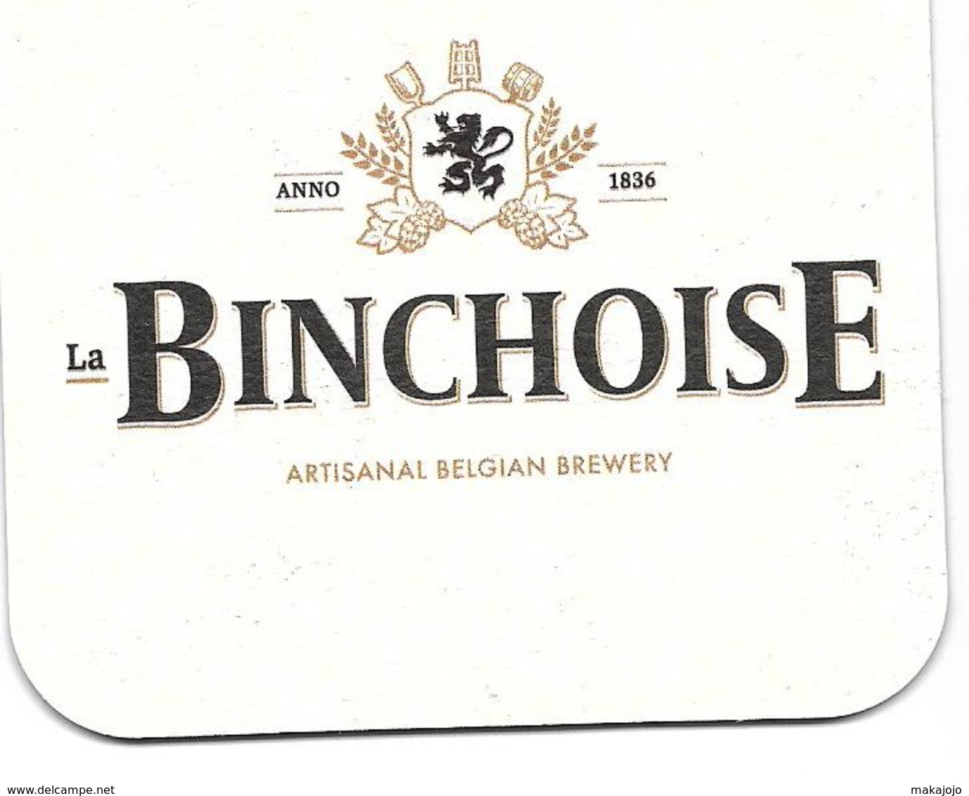 Viltje - La Binchoise Rv - Sous-bocks