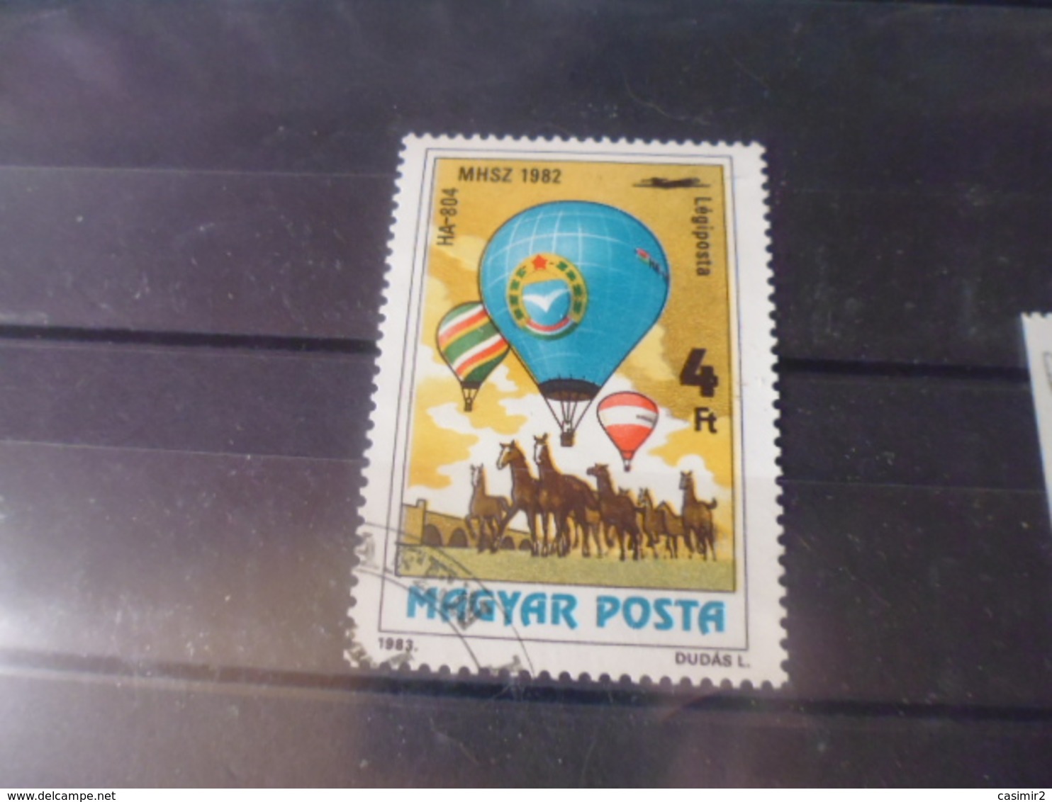 HONGRIE Poste AerienneYVERT N°455 - Usati