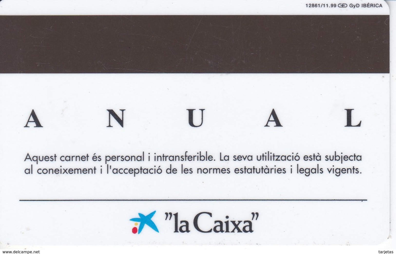 CARNET DE SOCIO DE FUTBOL CLUB BARCELONA TEMPORADA 2000 INFANTIL (FOOTBALL) BARÇA - LA CAIXA - Otros & Sin Clasificación