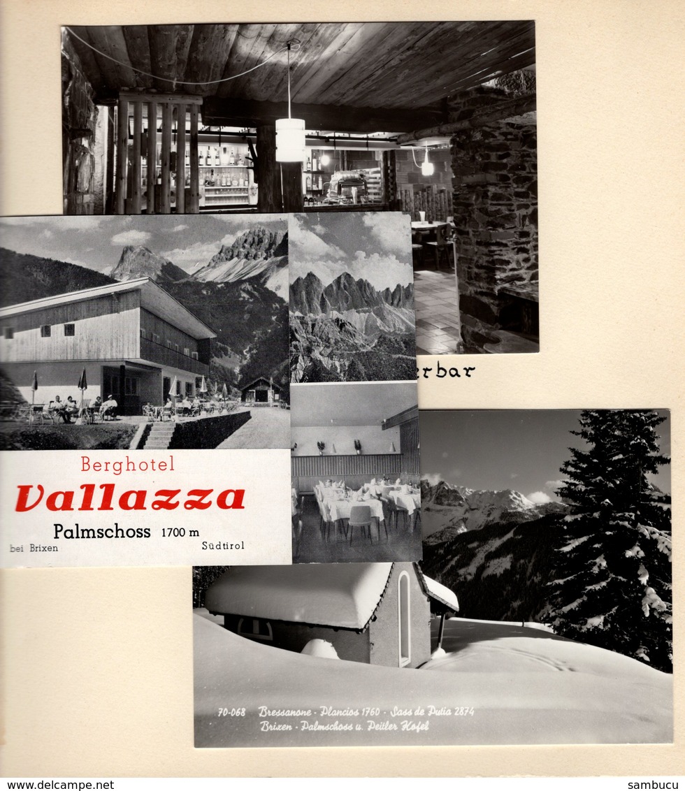 Urlaub Südtirol 1961 - Karerpass Brixen Meran Vallazza Palmschoss Terlan Latemar - Bilder Fotos 16 Seiten von Fotoalbum