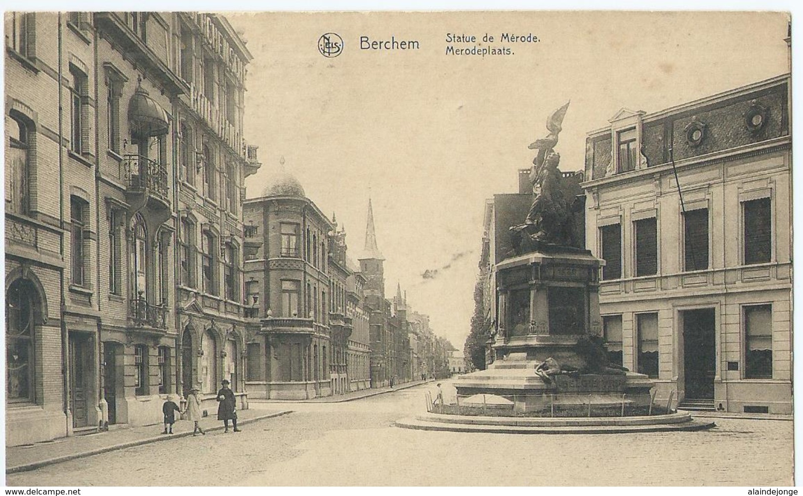 Berchem - Statue De Merode - Merodeplaats - Librairie D. Beirens - 1924 - Antwerpen