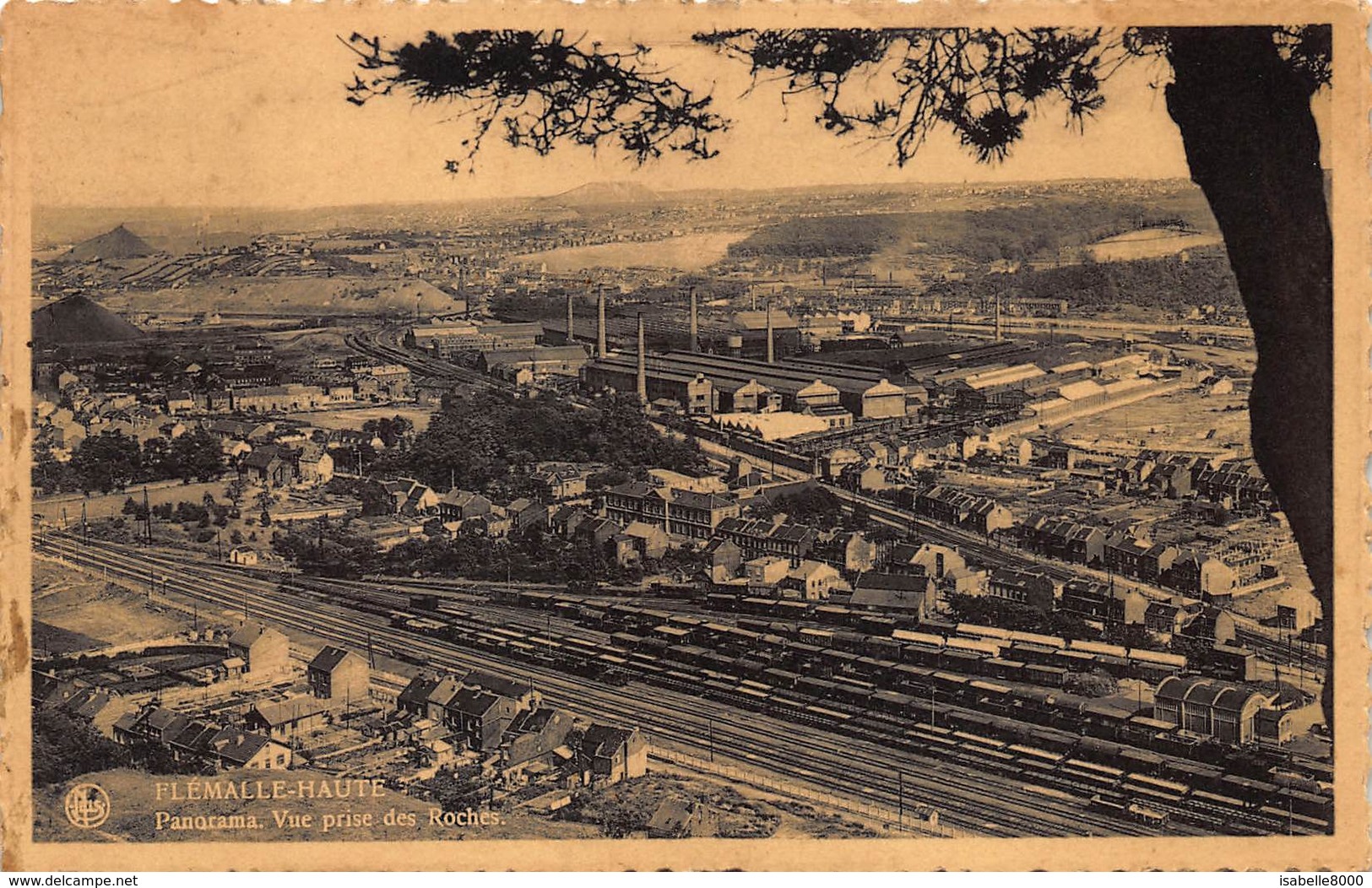 Liege Luik   Flémalle Haute  Panorama Vue Prise Des Roches   Sporen Trein La Gare Chemin De Fer      I 5097 - Flémalle