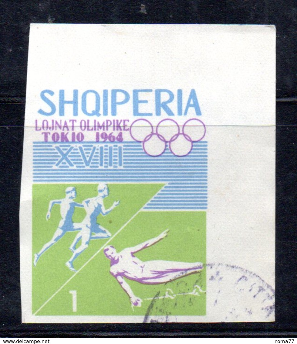 W1003 - ALBANIA 1964 , Yvert N. 707 NON DENTELLATO  Usato - Albania