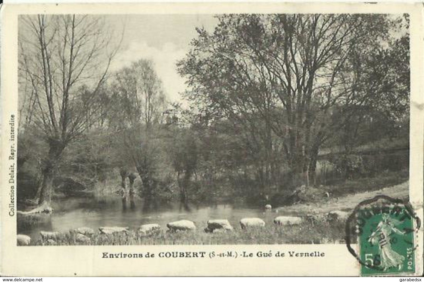 CPA Des Environs De COUBERT - Le Gué De Vernelle (Collection Delait.). - Autres & Non Classés