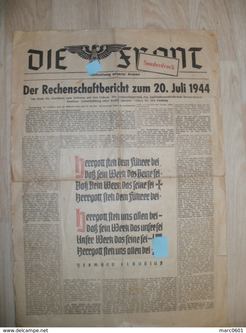 Zeitung  Die Front  Von Juli 1944 - 1939-45