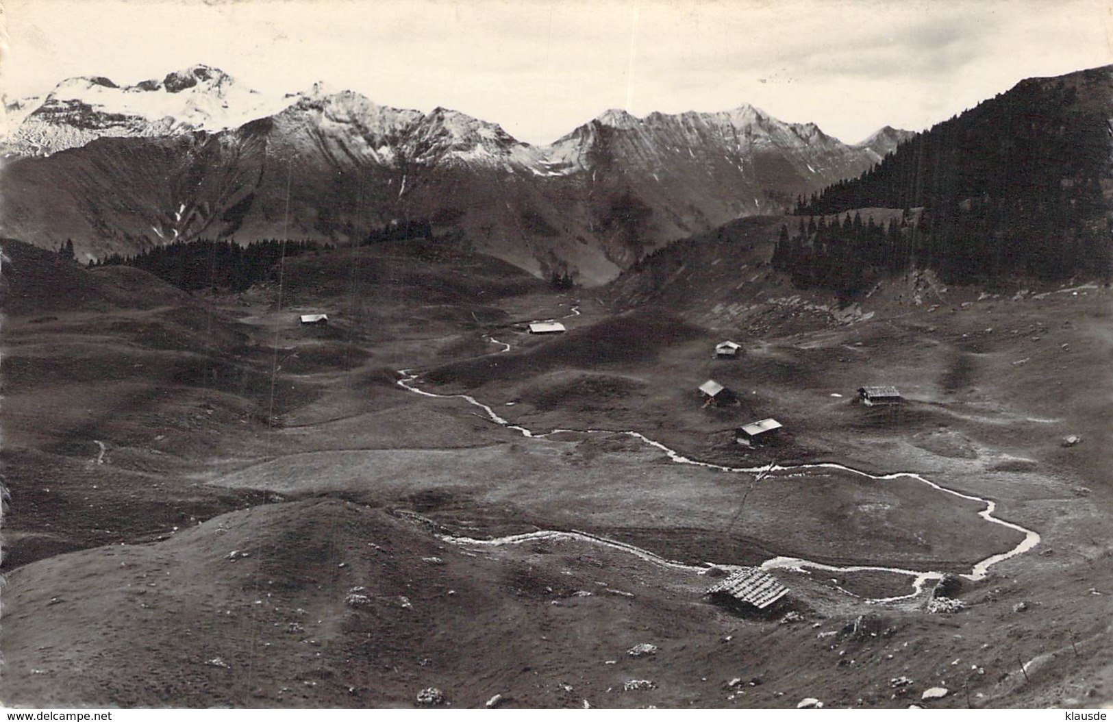 Frutigen Alp Mit Riesenkette 1938 - Frutigen