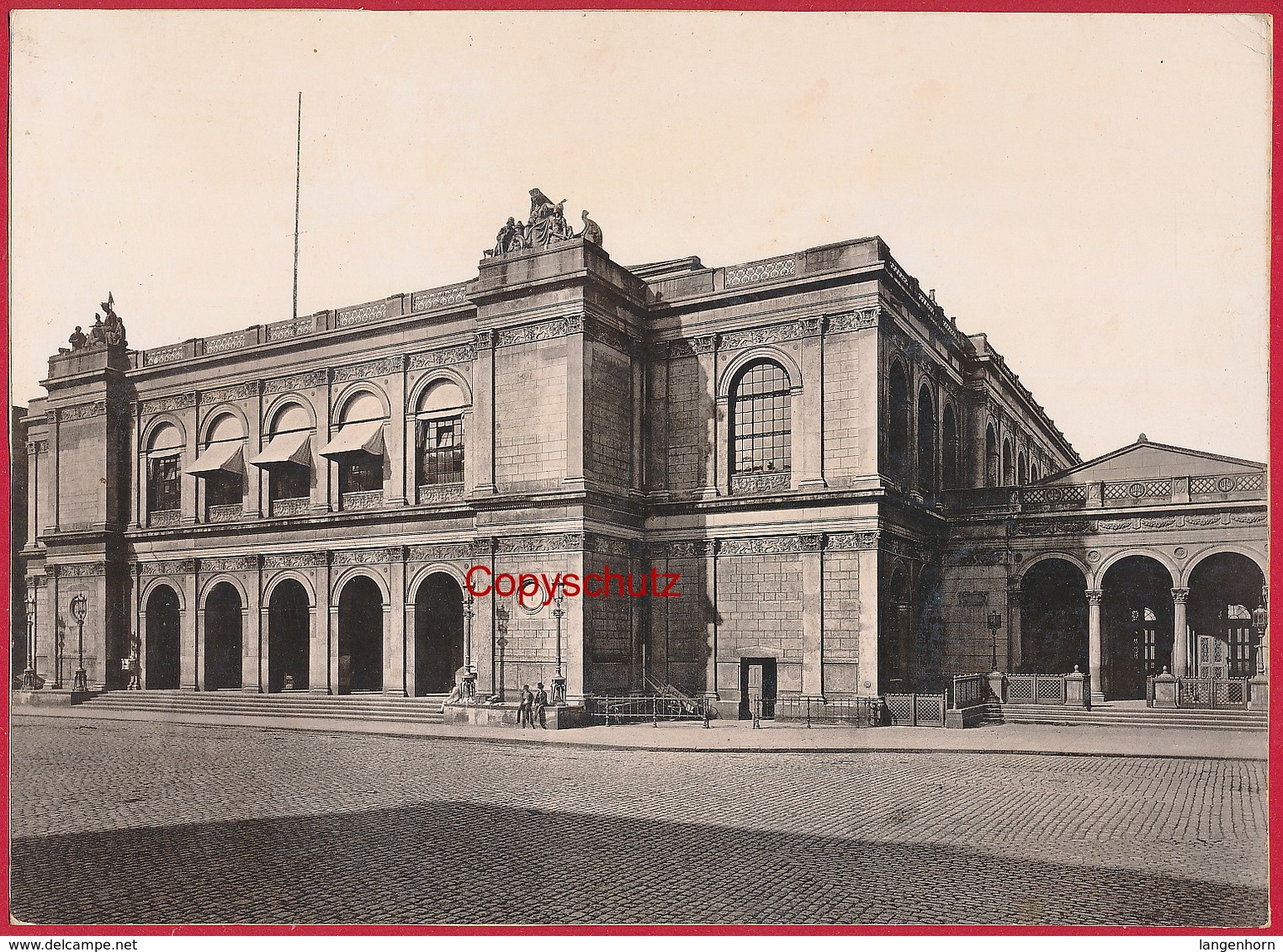 Foto-Hamburg 'Börse' ~ Um 1880 - Mitte