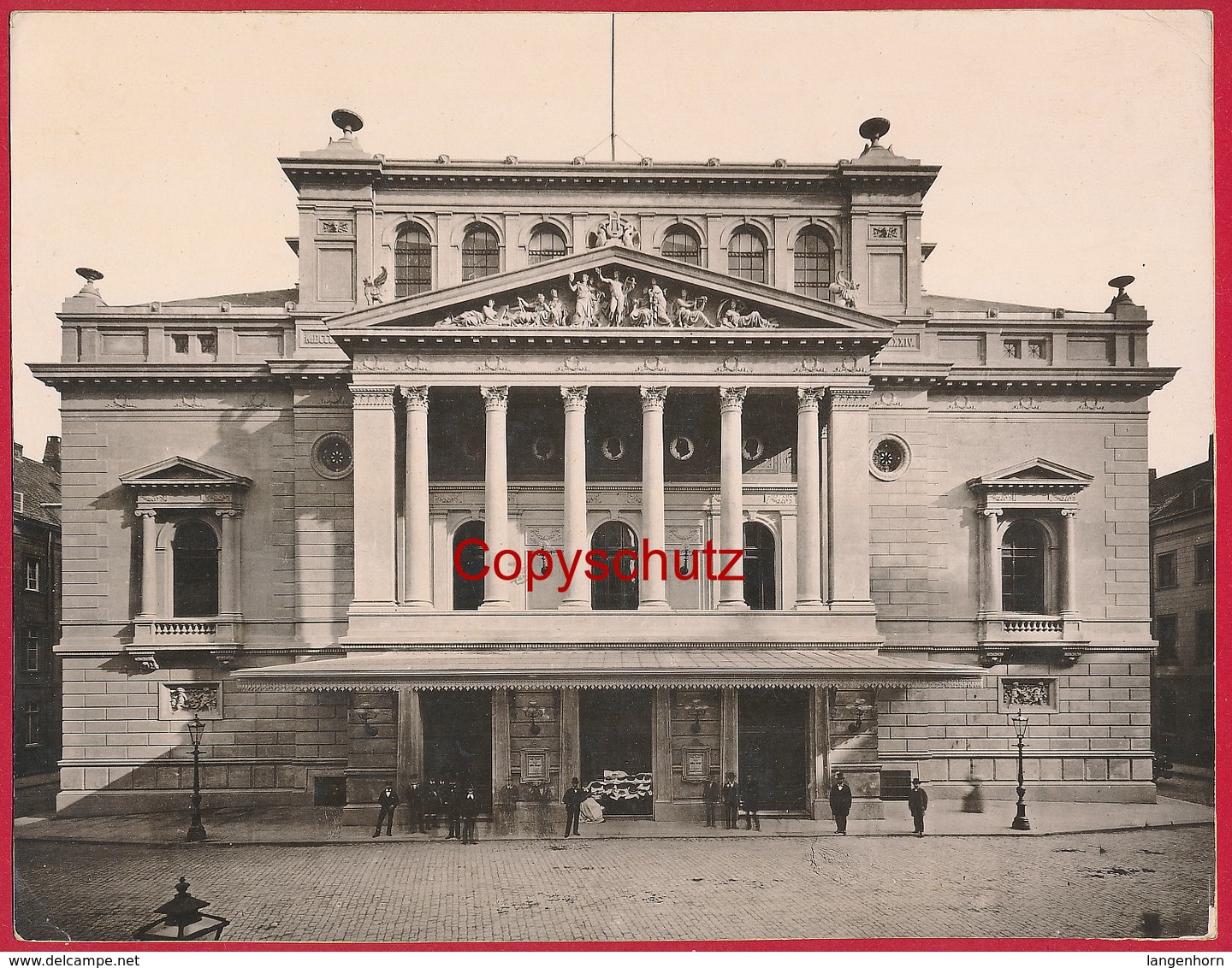 Foto-Hamburg 'Stadttheater' ~ Um 1880 - Mitte