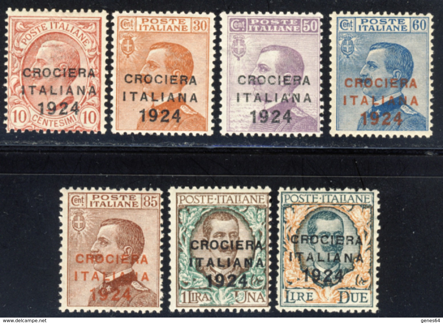 Crociera Italiana - Serie Completa Con Gomma Integra MNH** (vedi Descrizione) 2 Immagini - Mint/hinged