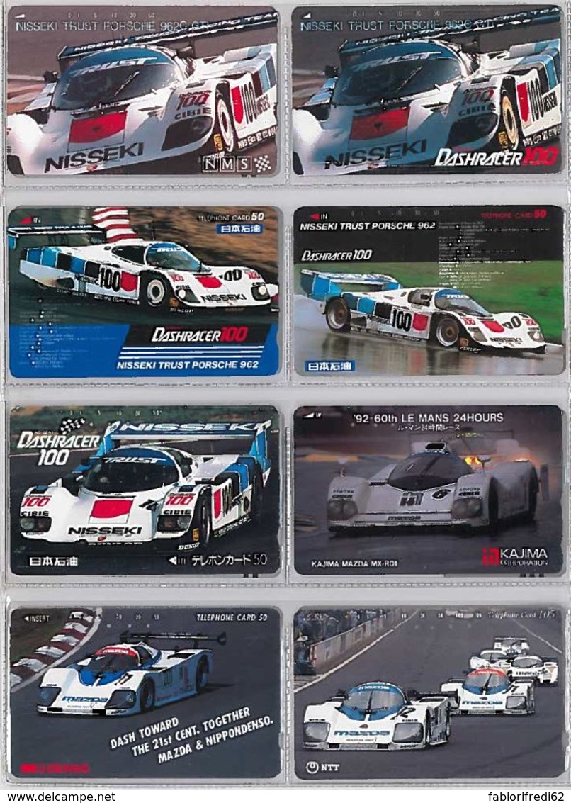 LOT 8 PHONE CARDS-CARS-GIAPPONE (E40.13.1 - Japón