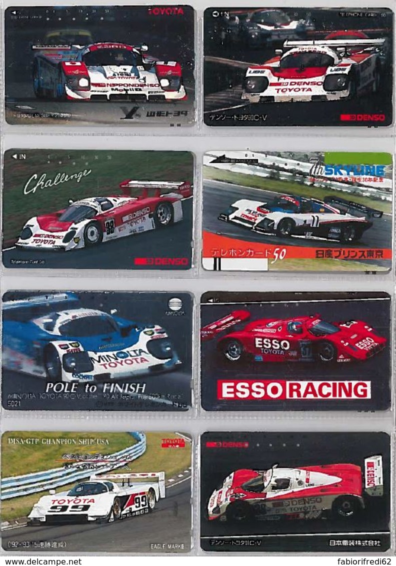 LOT 8 PHONE CARDS-CARS-GIAPPONE (E40.14.1 - Giappone