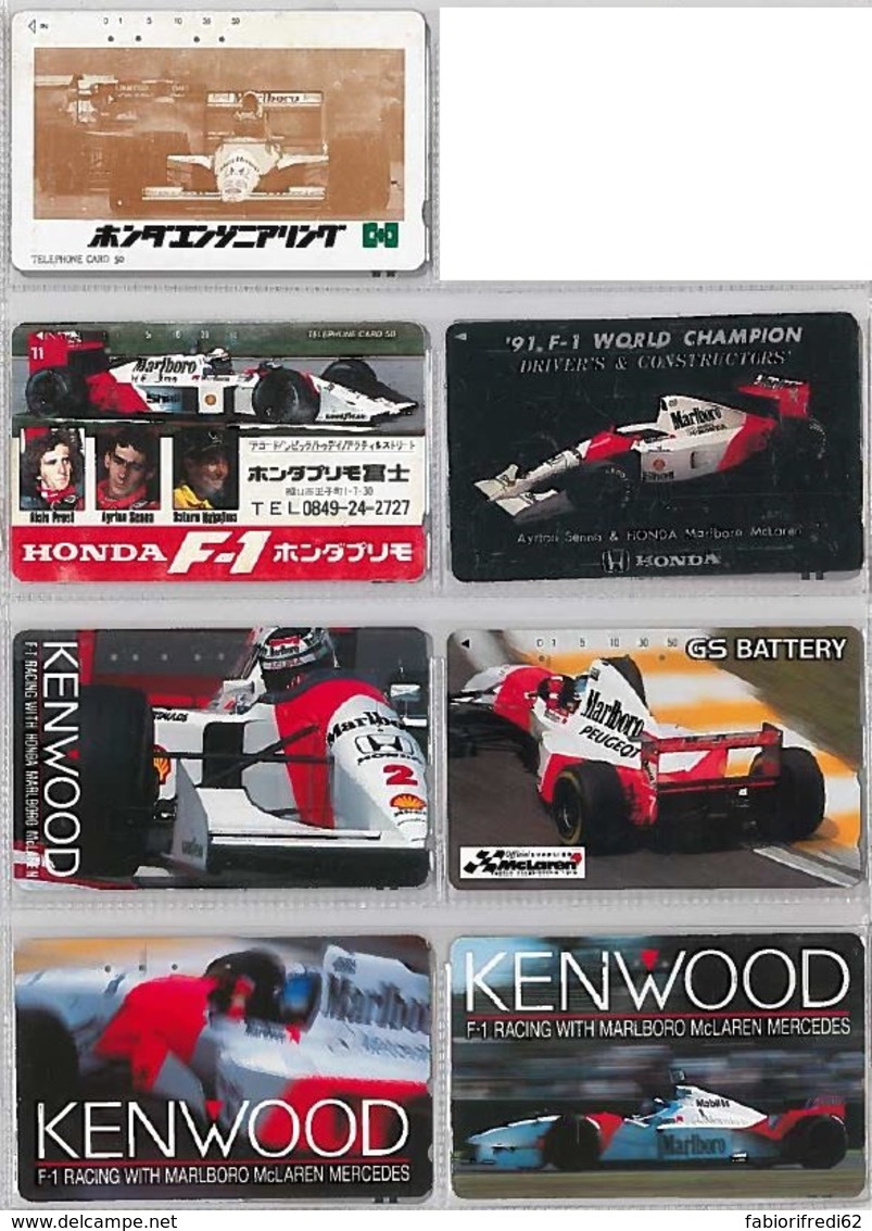LOT 8 PHONE CARDS-CARS-GIAPPONE (E40.18.1 - Giappone