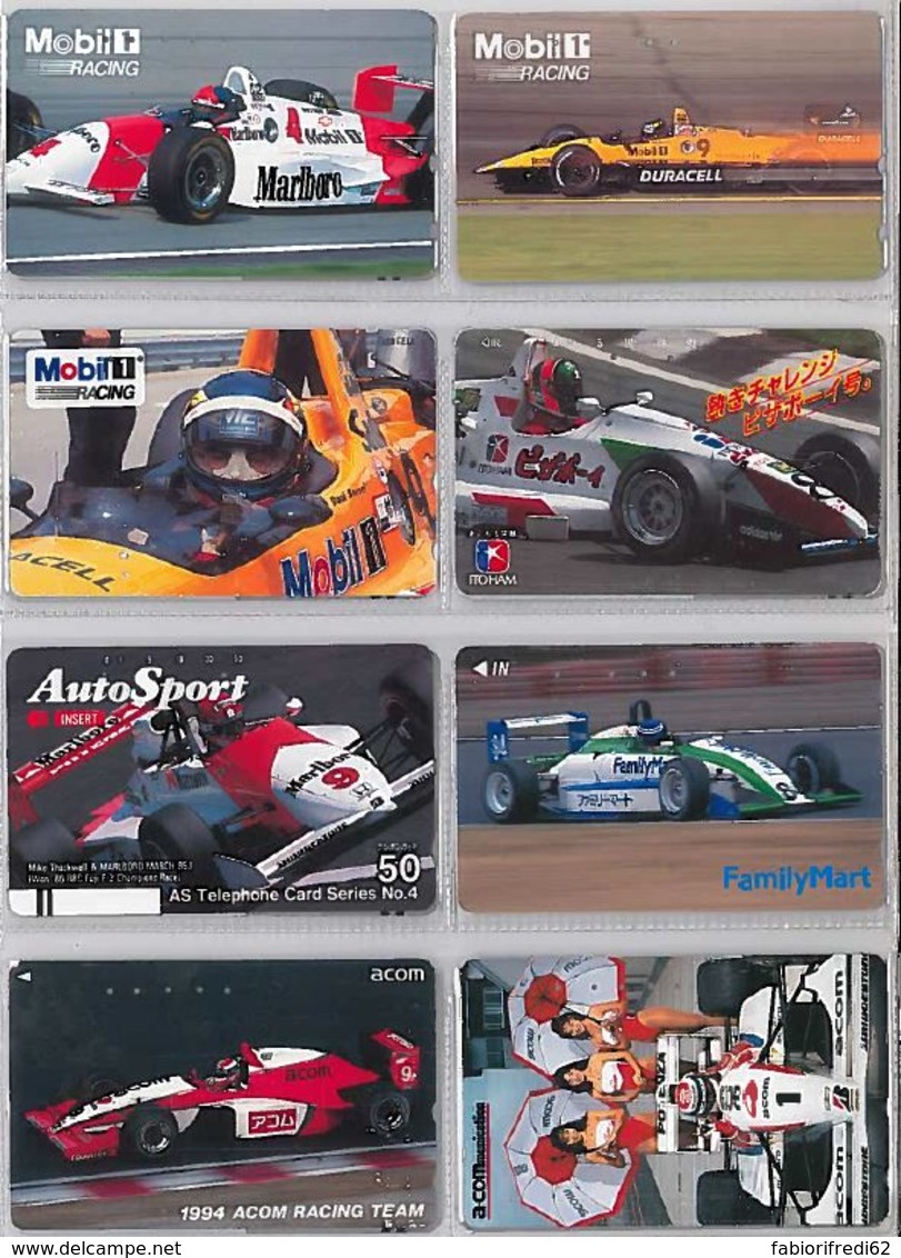 LOT 8 PHONE CARDS-CARS-GIAPPONE (E40.28.1 - Japan