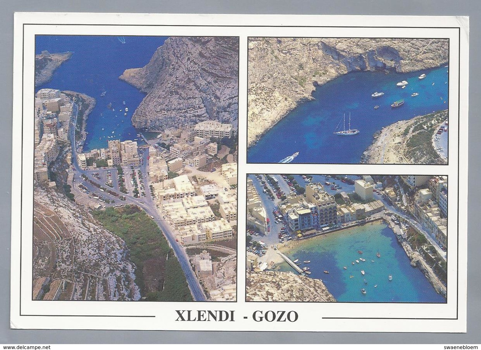 MT.- Xlendi. Gozo. Haven. Boten. - Malta