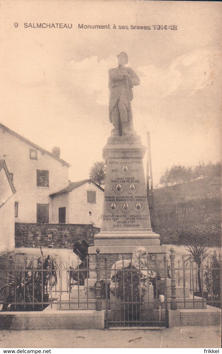 Salmchâteau Monument à Ses Braves 1914-18 - Vielsalm