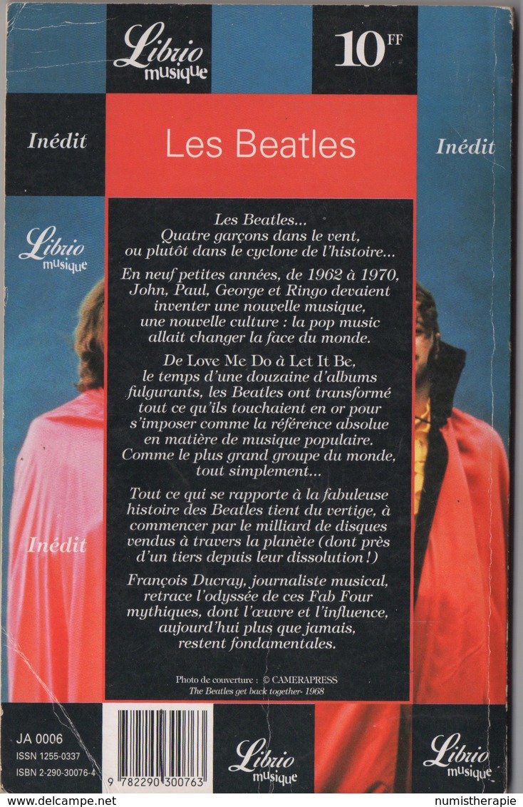 Librio Musique : Les Beatles Par François Ducray 10FF 1999 (96 Pages 0 Photo) - Musique