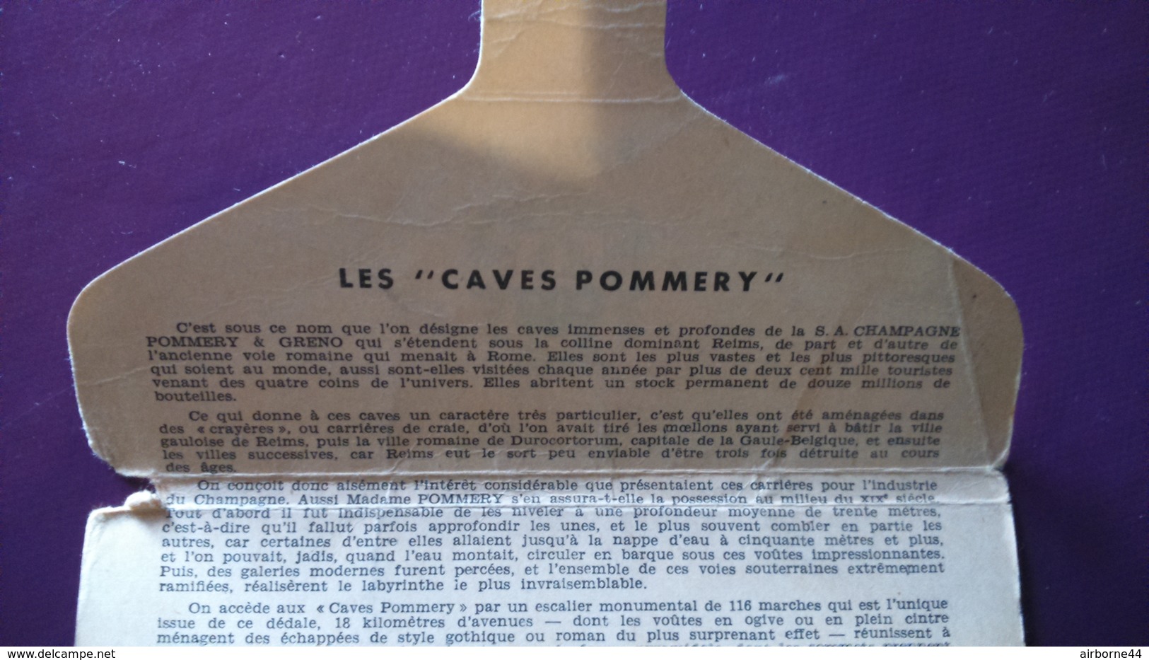 Champagne Pommery Carnet De 15 Cartes - Champagner & Sekt