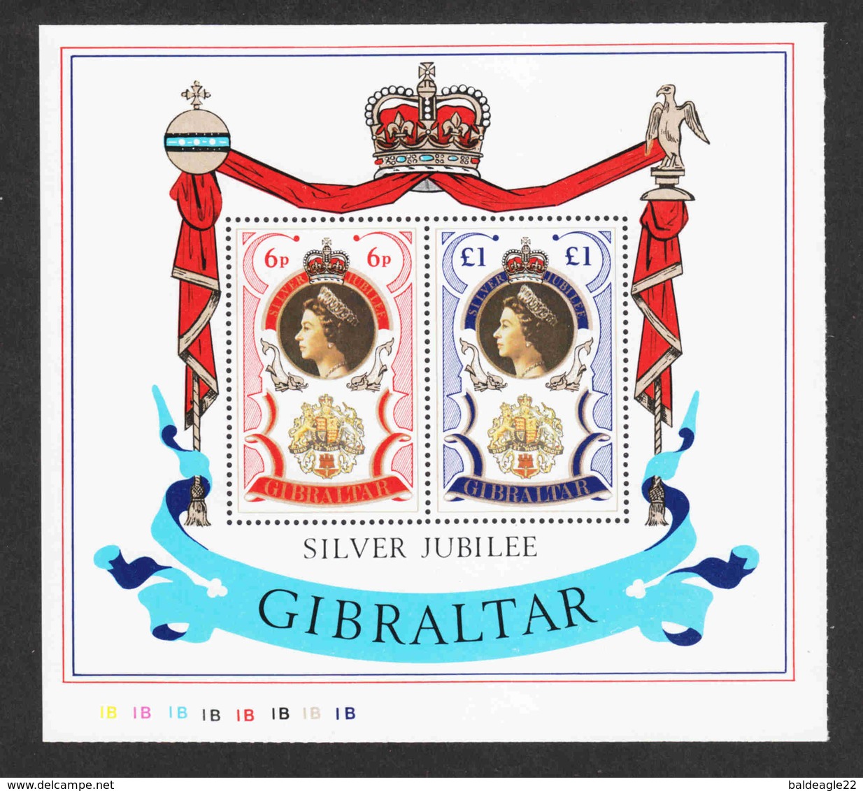 Gibraltar - Scott #339a MNH (1) - Gibraltar