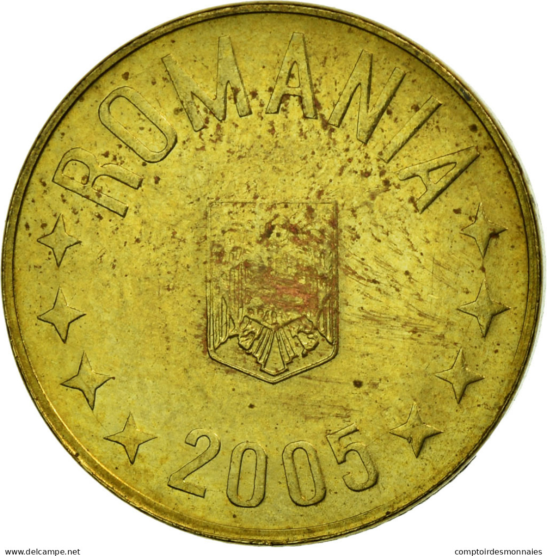 Monnaie, Roumanie, Ban, 2005, TTB, Brass Plated Steel, KM:189 - Roumanie