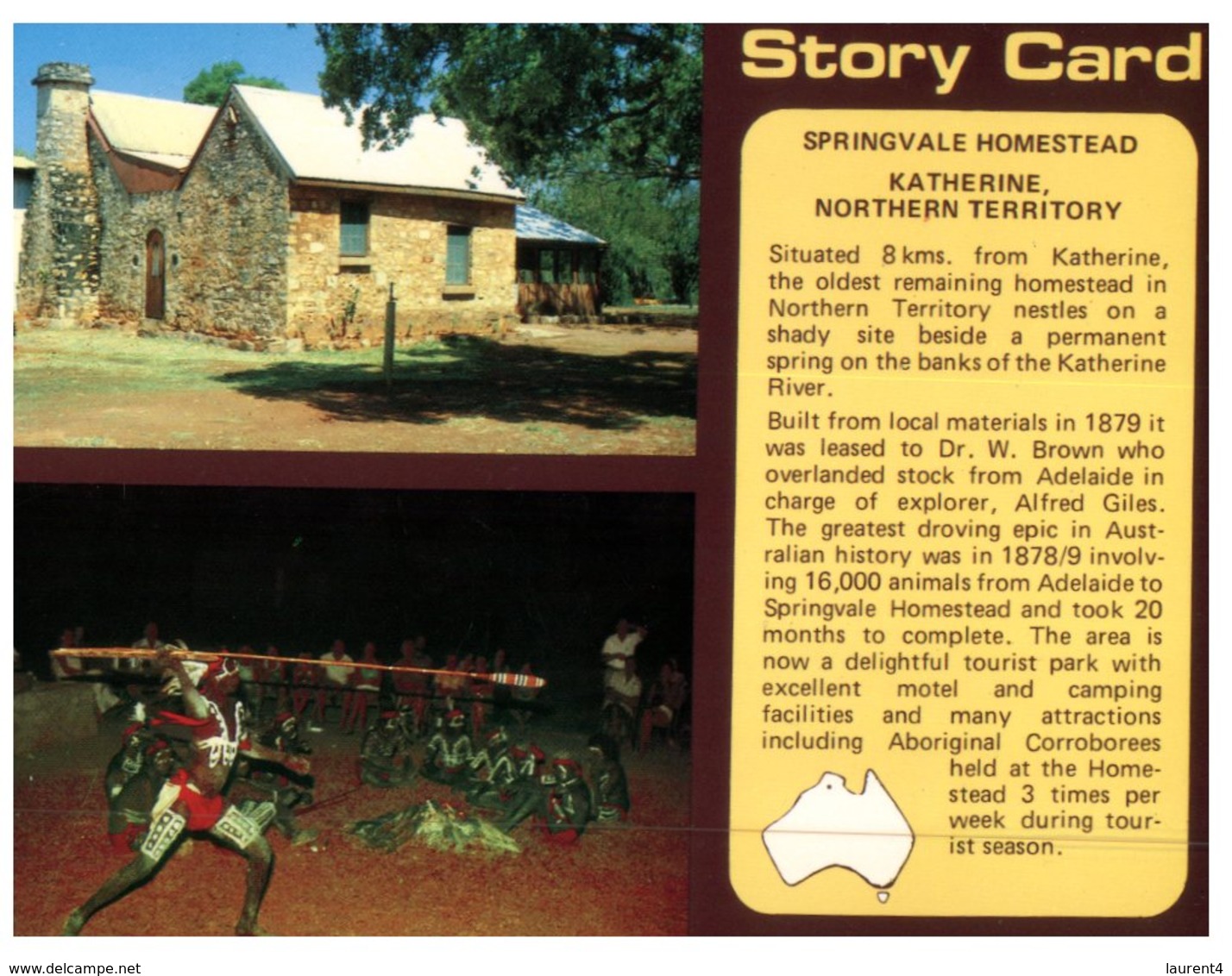 (4444) Australia - NT- Katherine Springvale Homestead (Aboriginal Dancers) - Katherine