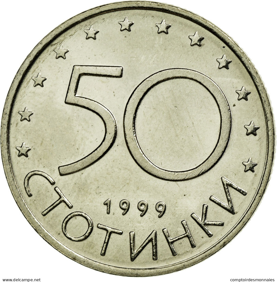 Monnaie, Bulgarie, 50 Stotinki, 1999, SUP, Copper-Nickel-Zinc, KM:242 - Bulgarie