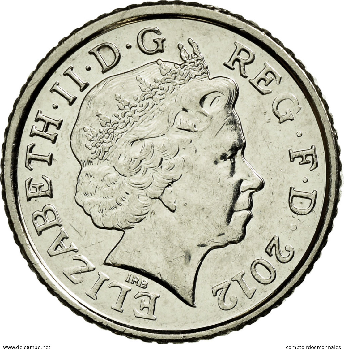 Monnaie, Grande-Bretagne, Elizabeth II, 5 Pence, 2012, British Royal Mint, TTB - 5 Pence & 5 New Pence