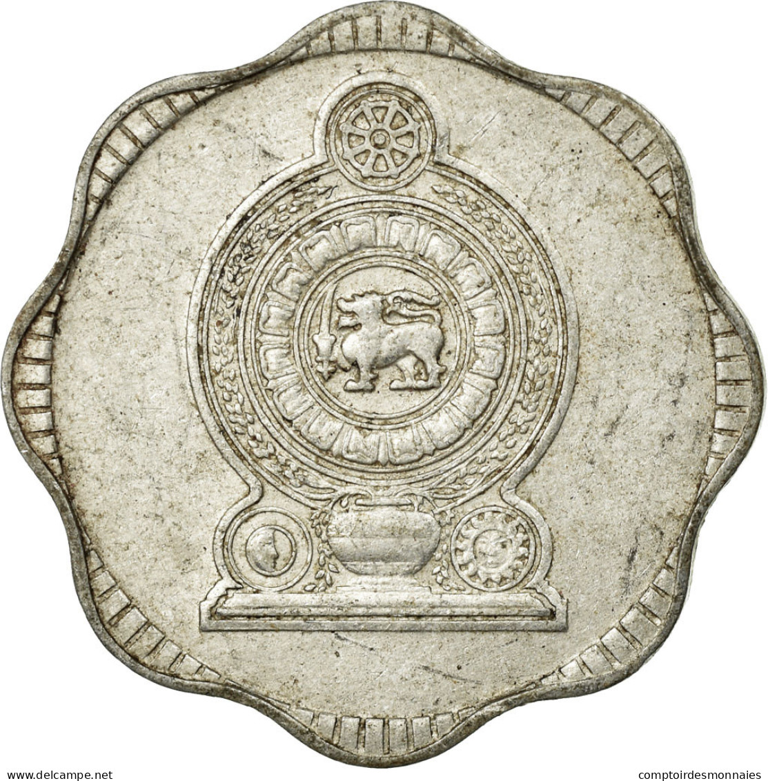 Monnaie, Sri Lanka, 10 Cents, 1978, TTB, Aluminium, KM:140a - Sri Lanka