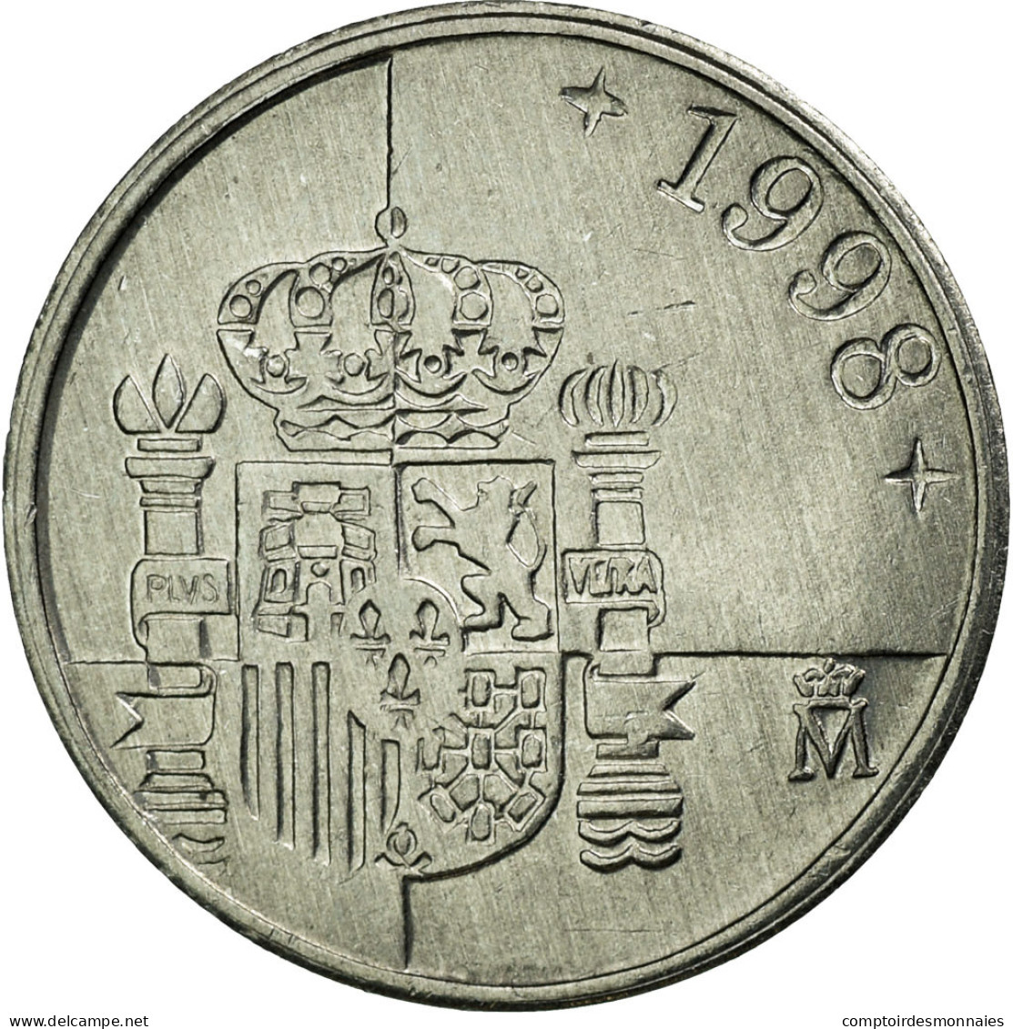 Monnaie, Espagne, Juan Carlos I, Peseta, 1998, TTB, Aluminium, KM:832 - 1 Peseta