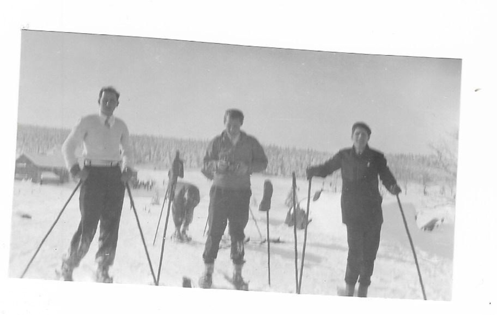 3 Photos Originales  Champ Du Feu - Ski En 1931 - Rothau