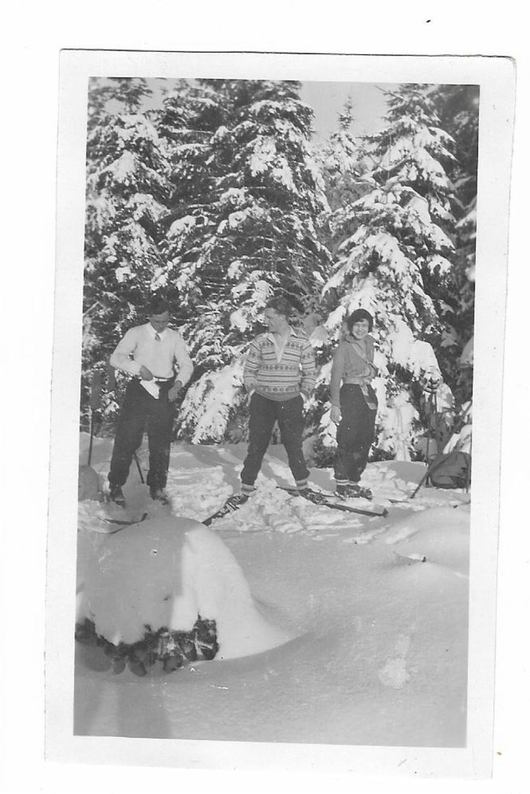 3 Photos Originales  Champ Du Feu - Ski En 1931 - Rothau