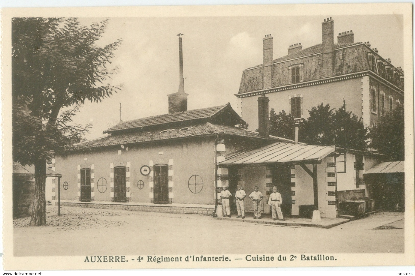 Auxerre; 4e Régiment D' Infanterie. Cuisine Du 2e Bataillon - Non Vboyagé. (éditeur?) - Auxerre
