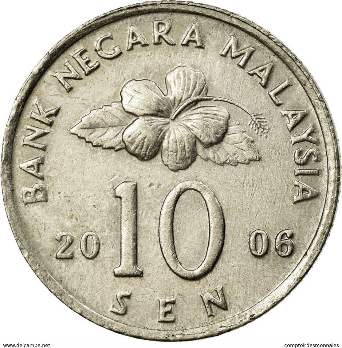 Monnaie, Malaysie, 10 Sen, 2006, TTB, Copper-nickel, KM:51 - Malaysie