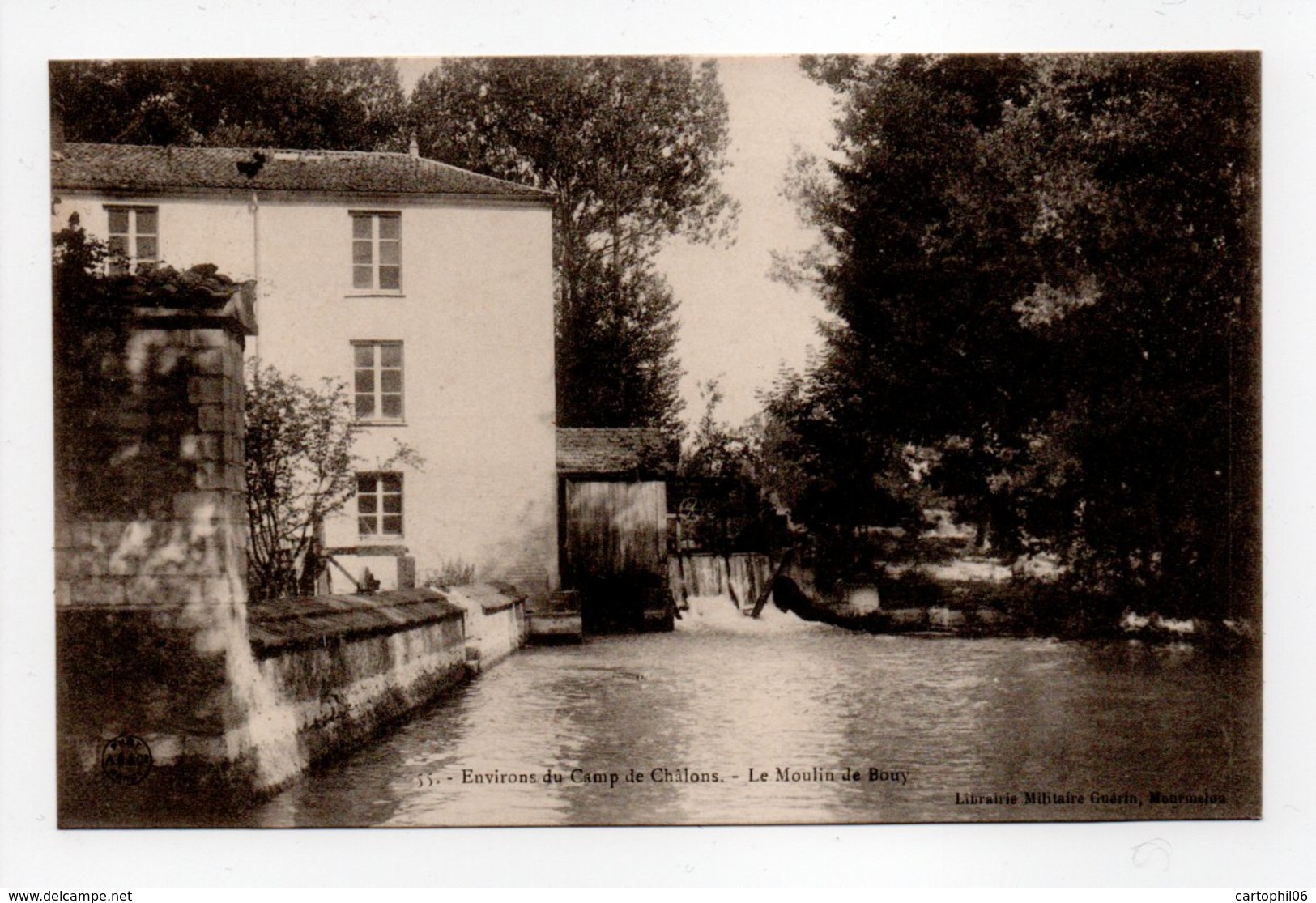 - CPA Environs Du Camp De Châlons (51) - Le Moulin De Bouy - Edition Guérin N° 55 - - Otros & Sin Clasificación