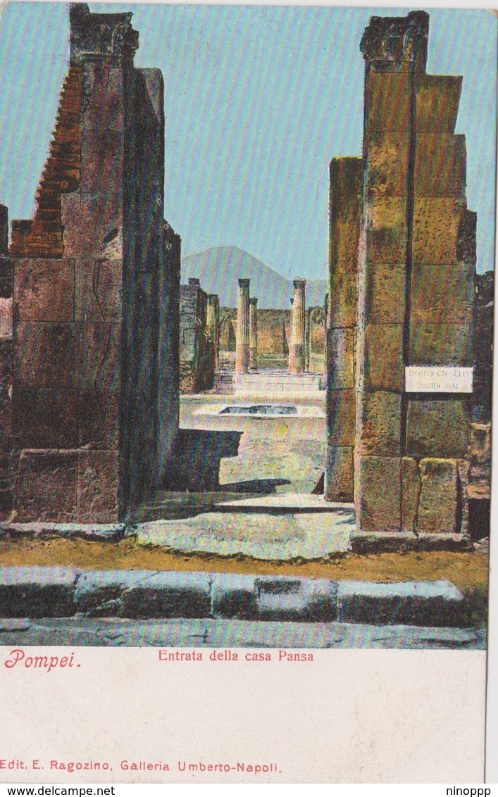 Italy Pompei Entrata Della Casa Pansa Edit Regozino N 2829,Nuova - Pompei