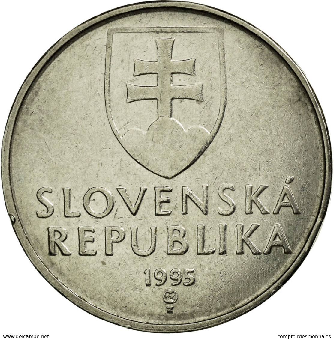 Monnaie, Slovaquie, 2 Koruna, 1995, TTB, Nickel Plated Steel, KM:13 - Slowakei