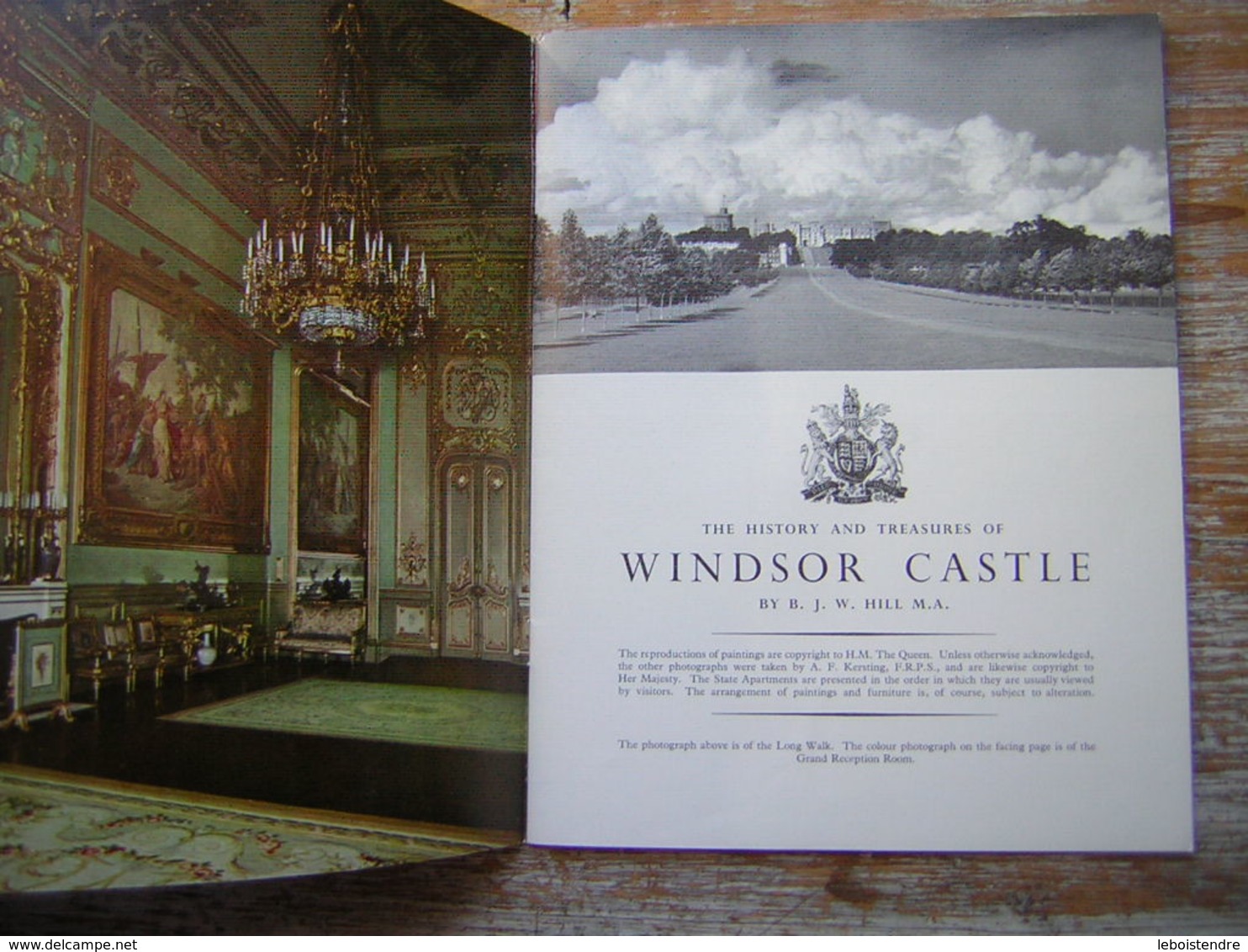EN ANGLAIS The History And Treasures Of WINDSOR CASTLE  By B J W HILL M A - Culture