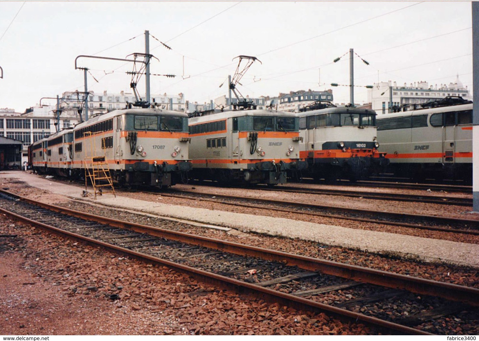 Paris La Chapelle BB 17000 16100 Photo 10 X 15 - Trains