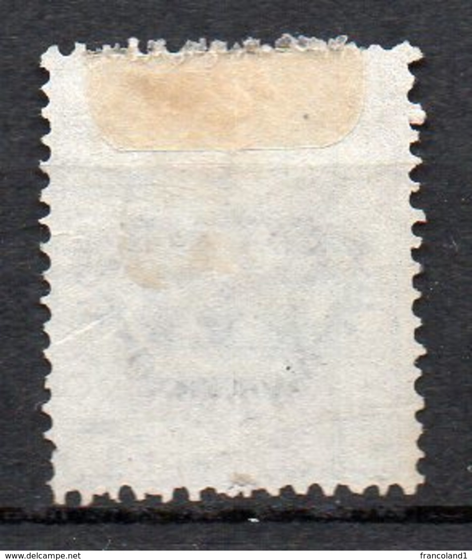 Levante 1874 N. 5 Sassone 20 Cent Azzurro  Timbrato Used - Algemene Uitgaven