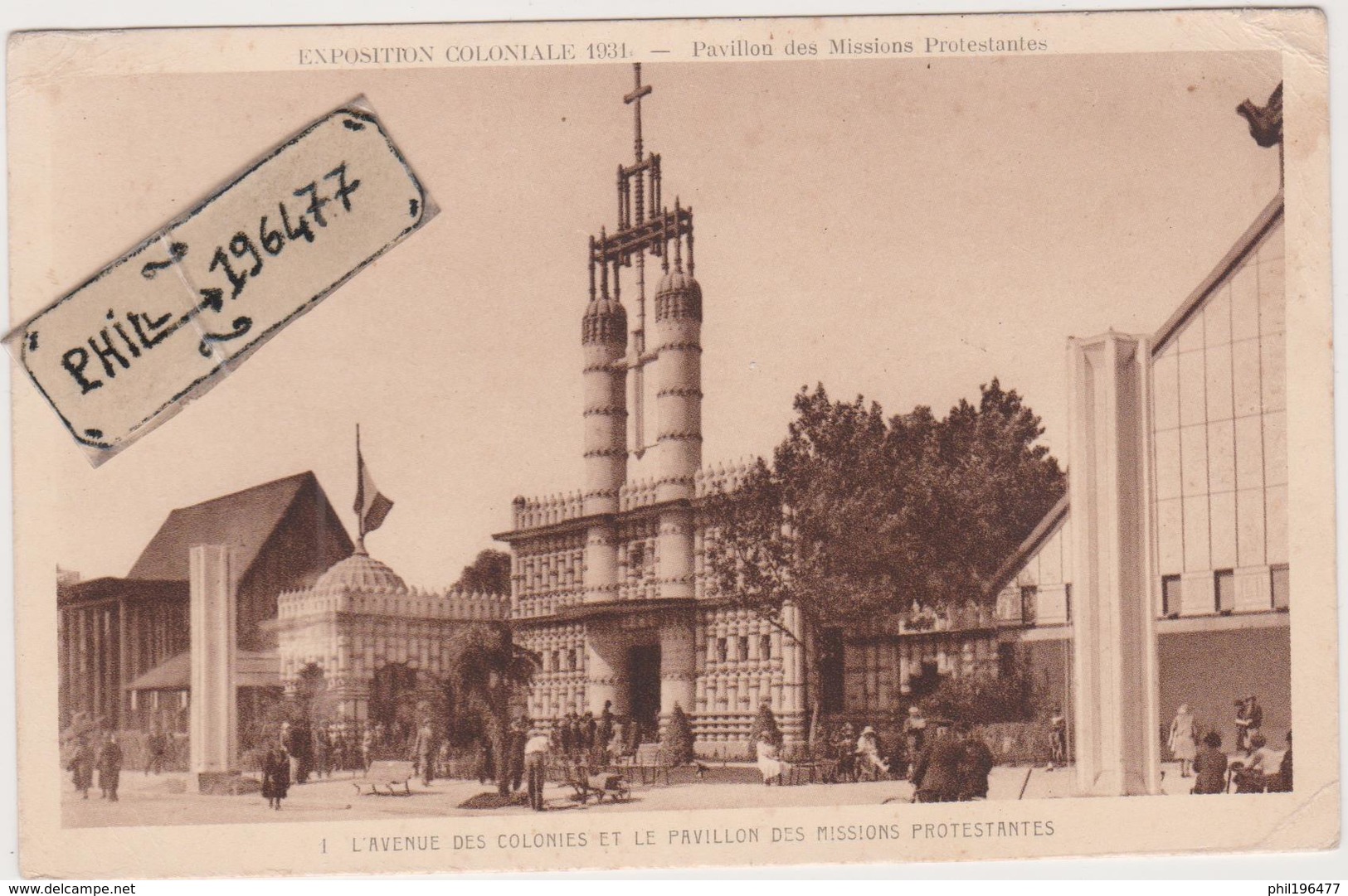 75 Paris - Cpa / Exposition Coloniale 1931 - Pavillon Des Missions Protestantes. - Expositions