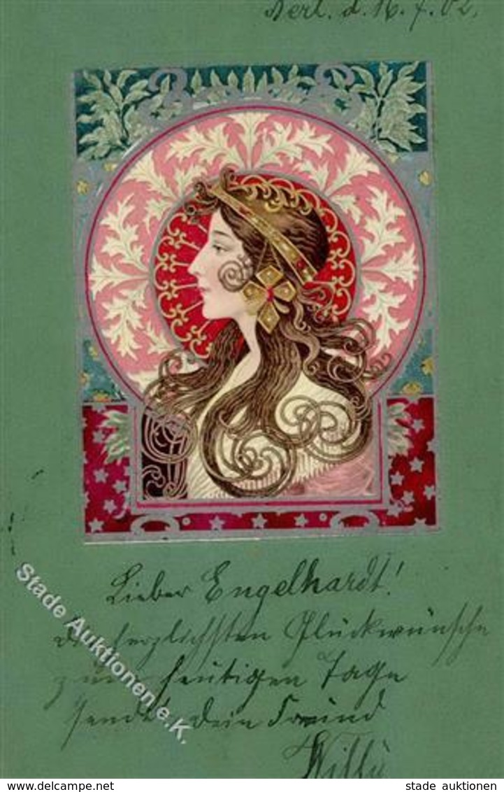 Jugendstil - FRAUEN Prägedruck I Art Nouveau - Non Classés