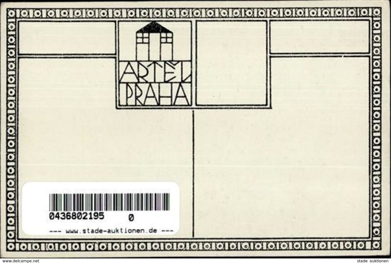 Jugendstil Arte Praha Künstlerkarte I-II Art Nouveau - Unclassified