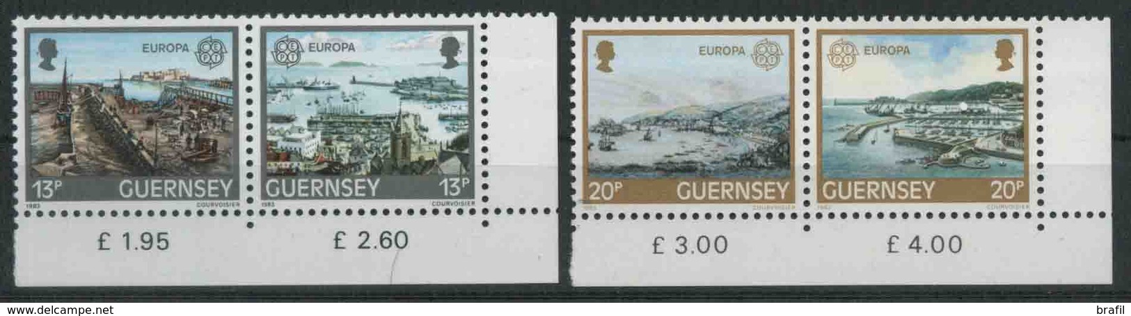 1983 Europa C.E.P.T., Guernsey, Serie Completa Nuova (**) - 1983