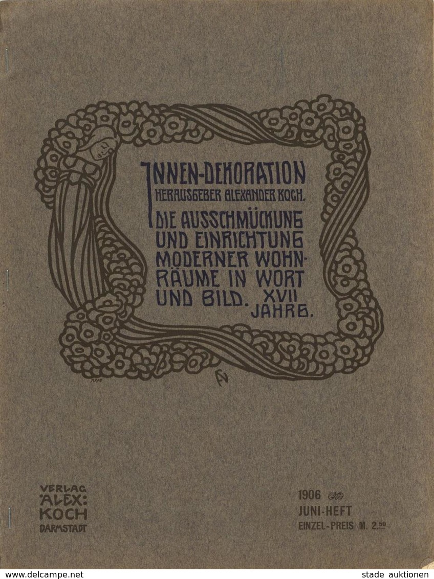 Kunst Heft Innendekoration Reich Illustrierte Kunstgewerbl. Zeitschrift Für Den Ges. Inneren Ausbau Lot Mit 2 Heften 190 - Ohne Zuordnung