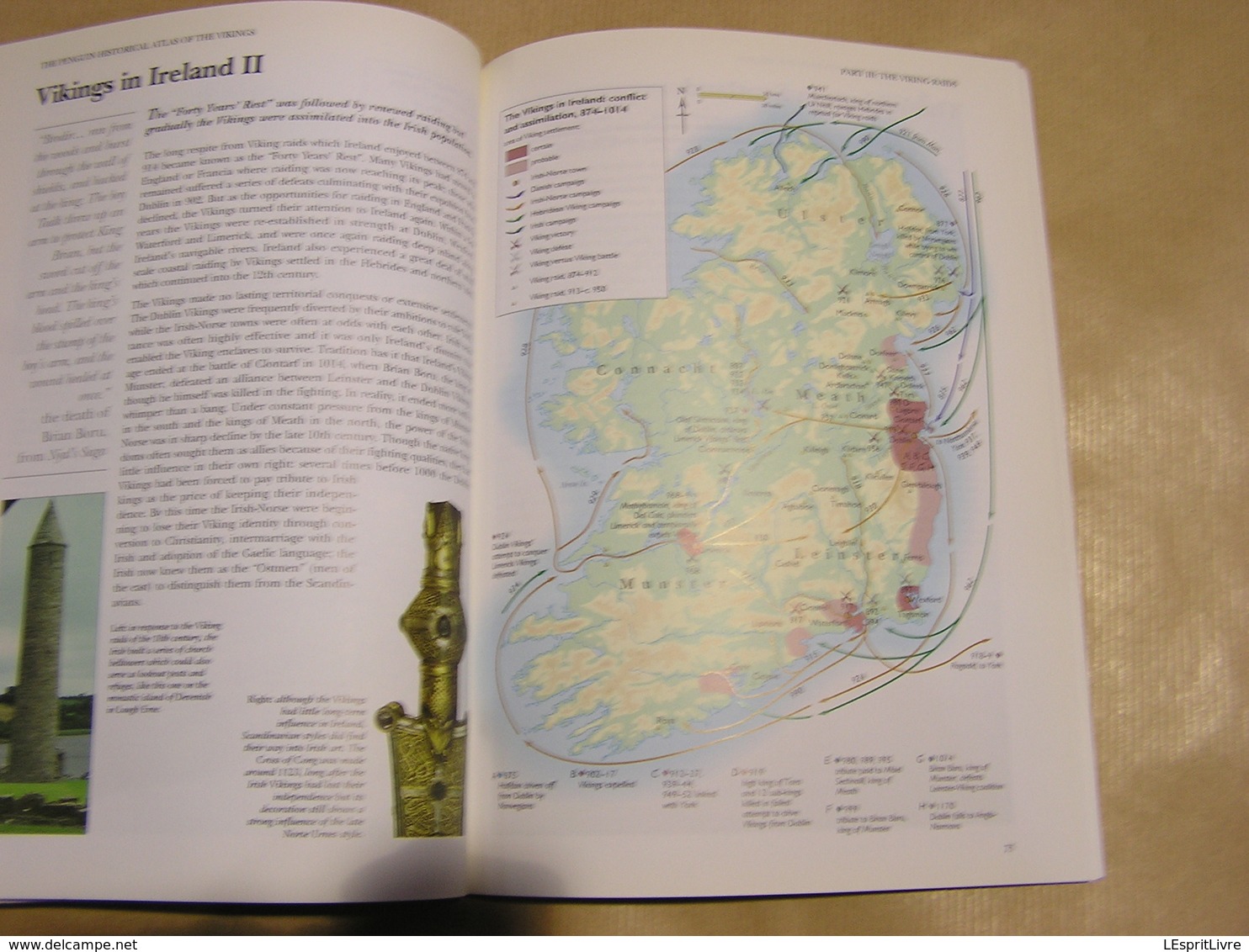 HISTORICAL ATLAS OF THE VIKINGS Histoire Viking Angleterre Scandinavie Drakkar Guerriers Invasion Normandie Ecosse UK