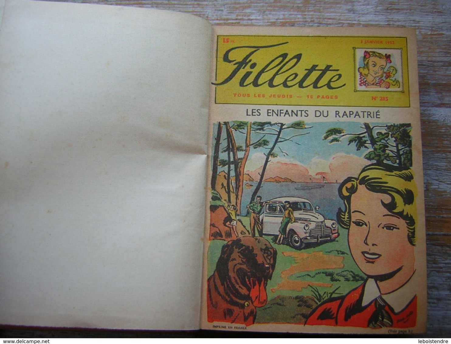 RARE  LES BEAUX ALBUMS RELIURE EDITEUR  FILLETTE du N° 285  au N° 335   1952   SOIT 50 N°  AGGIE  LILI  MIKI   ETC