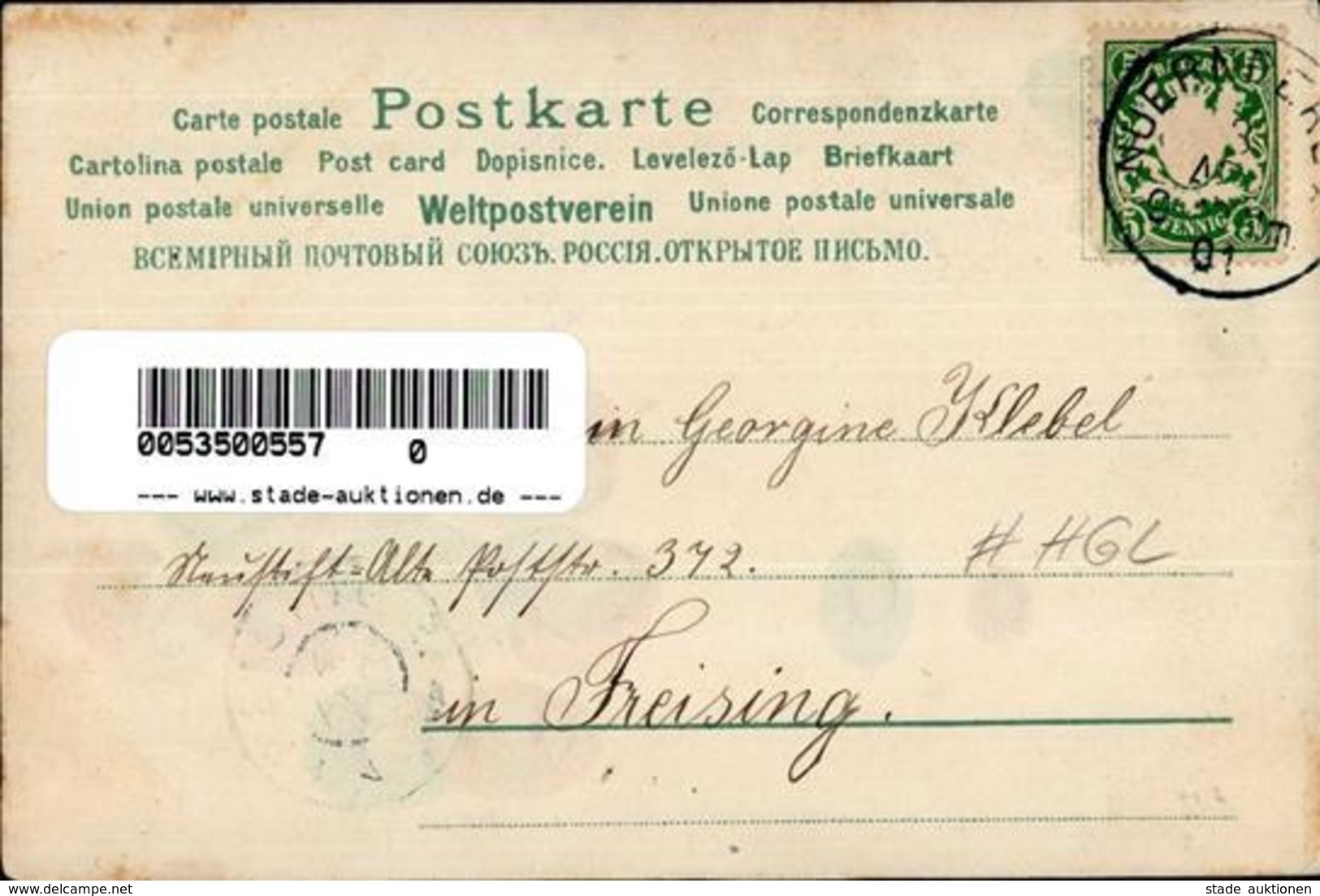 HGL Hasen Personifiziert Ostern 1901 I-II Paques - Sonstige & Ohne Zuordnung